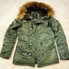 【美品】アルファインダストリーズ セージグリーン N3B フライトジャケット