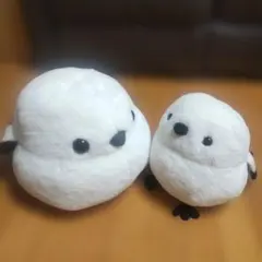 シマエナガ　ぬいぐるみ　２個
