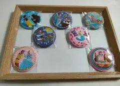ディズニー 刺繍缶バッジ ハーフコンプリート