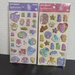 ポップデコパーティー ラメきらクリスタルシール ケアベア セット