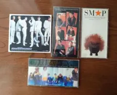 SMAP CD4枚セットTACOMAX、青いイナズマ、たいせつ、がんばりましょう