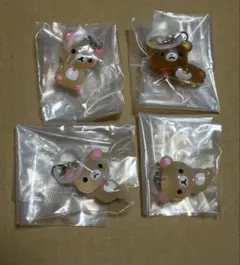 リラックマ クリアマスコットチャーム めじるしアクセサリー