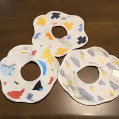 防水 ベビー スタイ 3枚セット 26-28cm