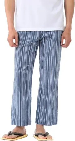 ⭐️特別価格⭐️高島ちぢみ総ゴムパンツ メンズ ズボン ルームウェア4L