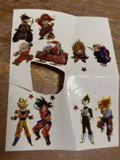 ドラゴンボール キラキラシール 10枚