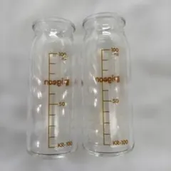 【美品】pigeon 哺乳瓶 100ml 2個セット(乳首無し)