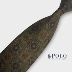 ◆総柄◆Polo by Ralph Lauren 高級SILKネクタイ　598のサムネイル