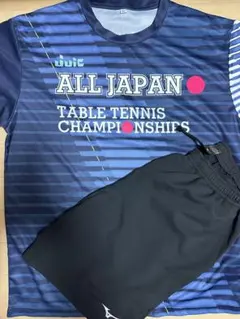 juic 全日本卓球記念Tシャツ　XL ミズノ　ゲームパンツ　L(jtta付き)