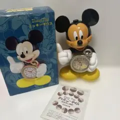 Disney Time ミッキーマウス 置時計　レトロ