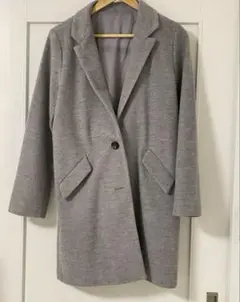 チェスターコート コート　アウター　グレー　Ｌサイズ　春　秋　冬　コート