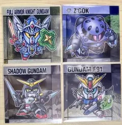 SDガンダムスナックⅡ シール　4枚セット