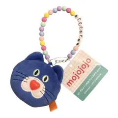 未使用✳︎mojojojo ビーズチェーン付き フェイスマスコット2 ネコ