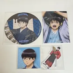 銀魂 吉原大炎上 新八 ステッカー コースター アニメイト カフェ 緋