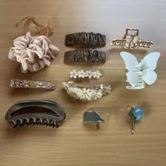 ヘアクリップセット 10点セット