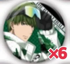 黒子のバスケ カラ鉄 グリッター缶バッジ 緑間真太郎　6点セット