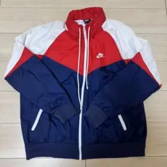 Nike ナイロンジャケット XL赤/白/紺