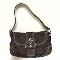 COACH コーチ シグネチャー ハーフムーン ソーホー　ワンショルダーバッグ