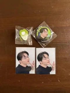 中西椋雅　フォトカード　缶バッジ　フラッグアクセサリー　サイキック　年末大感謝祭