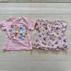 ドキンちゃん　半袖シャツ　２枚セット　80