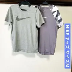 訳あり ナイキ 半袖Tシャツ M 2枚セット グレー 迷彩柄