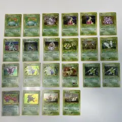 旧裏 草 193枚セット フシギバナ/メガニウム/ストライク/ニドキングetc