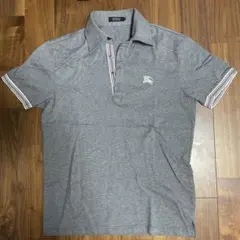 Burberry Black Label グレー ポロシャツ