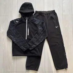 ミズノ　MIZUNO スウェットパーカー上下　Mサイズ