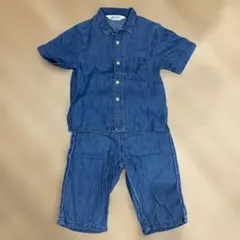H&M デニム セットアップ 110cm 5Tのサムネイル