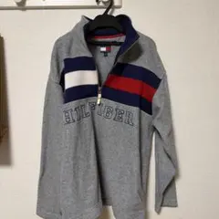 TOMMY HILFIGER ハーフジップトレーナー フリース生地