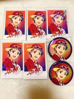 キンツア パラライ キンプリ カメラ風カード 缶バッジ シン7点セット