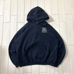 91.9 FM WUOT パーカー ネイビー L GILDAN ギルダン 古着
