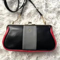 ロベルタディカメリーノ がま口 ショルダーバッグ ミニ レザー 本革 チェーン