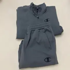 Champion グレー ジャージ上下 Mサイズ