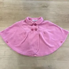 値下げfamiliar ベビーケープ ピンク 60-90