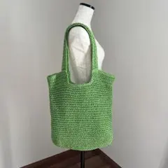 明るいグリーン トートバッグ