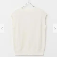 FORK&SPOON 変形ワッフルノースリーブプルオーバー アイボリー 1