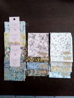 花柄 綿プリントカットクロス13枚セット（30×33他）