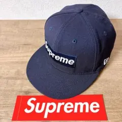 早い者勝ち‼️最終値下げSupreme ネイビーキャップ 緯度経度刺繍 メルカリ