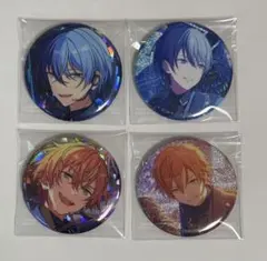 プロセカ　あんスタ　缶バッジ　東雲彰人　青柳冬弥　4点