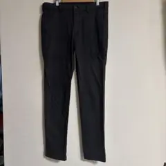 UNIQLO L カーゴパンツダークグレー スリムフィットパンツ