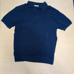 ZARA ニット半袖ポロシャツ
