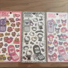 平成ハッピーフォン ハローキティ・マイメロディ シールセット