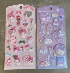 【正規品】サンリオ ジュエルマシュマロステッカーズ 2種類セット