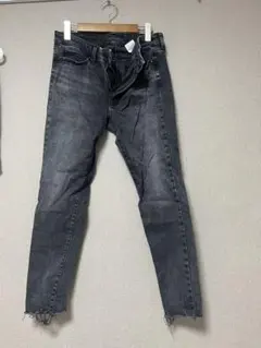 UNIQLO ウルトラストレッチジーンズ（ダメージ・丈70cm） 23インチ
