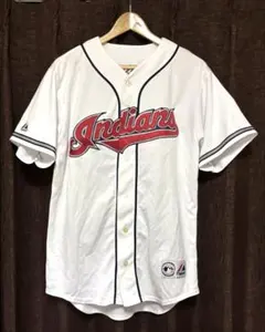 【希少】USA製 90s ラッセル MLB インディアンス ユニフォーム 48 希少】USA製 90s ラッセル MLB インディアンス ユニフォーム 48 - メルカリ