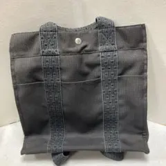 【美品】エルメス エールライン トートバッグ MM グレーのサムネイル
