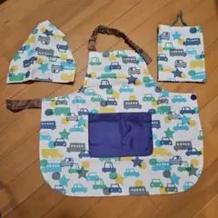 こども用エプロンと三角巾セット