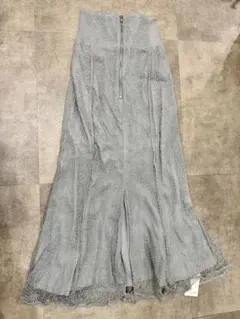 【美品！】clear フレアスカート ブルーグレー Fサイズ