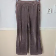 UNIQLO ルームウェア　ベロアパンツ　ピンク