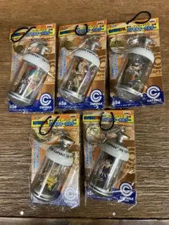ドラゴンボール　フィギュア入りカプセルキーホルダー　全5種セット